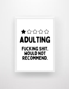 Adulting - 1 Star