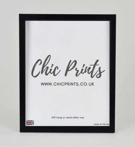 Black Photo Frame - A4 (30cm x 21cm)-Chic Prints