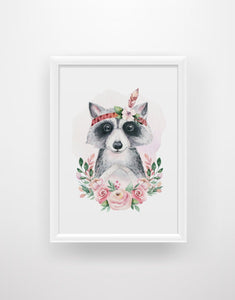 Boho Animals (Set of 4 Prints) - Chic Prints