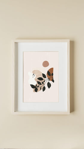 Boho Leaves 1 - Abstract Print - Chic Prints