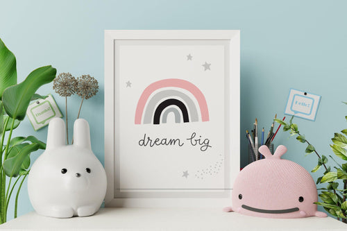 Dream Big - Nursery print-Chic Prints