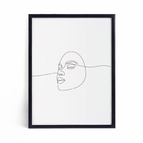 ‘Face’ - Line Art Print-Chic Prints