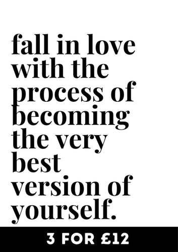 Fall in love with the process... - Chic Prints