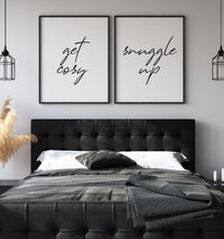 Load image into Gallery viewer, Get cosy &amp; Snuggle up - Set of 2 - Chic Prints
