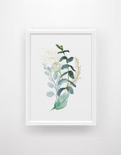 Load image into Gallery viewer, Green and Gold Botanical Watercolour Set - Chic Prints
