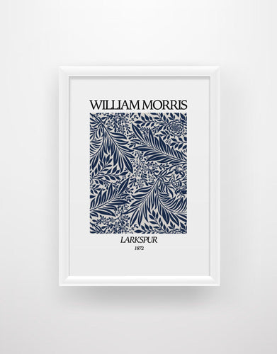 Larkspur - William Morris Print (1872) - Chic Prints