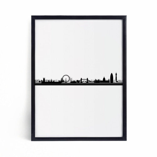 London Panorama - Line Art Print-Chic Prints