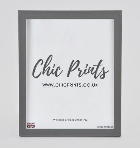 Mid-Grey Frame - A4 (29cm x 21cm)-Chic Prints