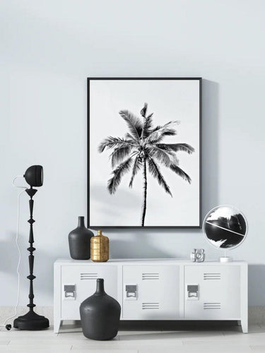 Palm Tree - Monochrome print-Chic Prints