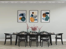 Load image into Gallery viewer, Teal &amp; Nude tones (Set of three) - Abstract Modern Art-Chic Prints
