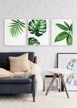 Load image into Gallery viewer, &#39;Tropical Trio&#39; - Set of Three Modern Art prints-Chic Prints
