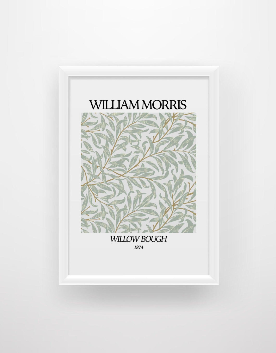 Willow Bough - William Morris Print (1874) - Chic Prints